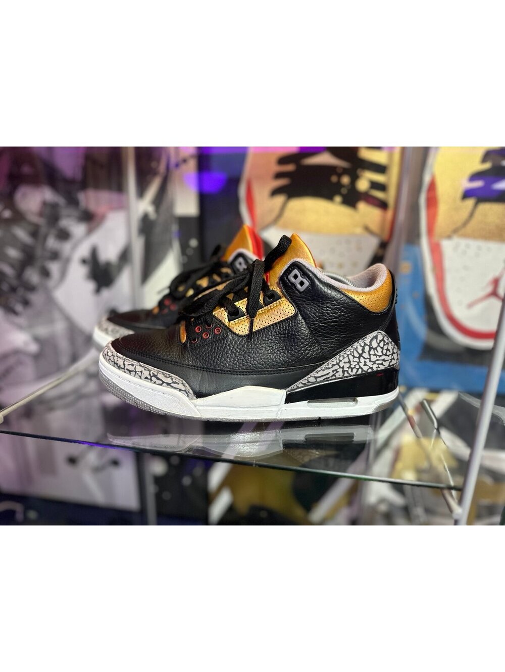 Nike Air Jordan 3 Retro Cement Gold (Women's) SIZE: 10.5
